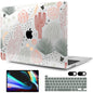 MEEgoodo Case for MacBook Pro 13 inch Case with M2 Chip 2022 2021 2020 New A2338 M1 A2251 A2289, Hard Shell with Keyboard & Camera Cover Compatible with 13 inch MacBook Pro, Composition Book Purple