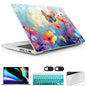 Lepeoac Case for 2026-2021 MacBook Pro 16-inch M5, Flowers & Butterflies