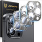 UniqueMe for iPhone 13 6.1"/13 Mini 5.4" Camera Lens Protector-Black Circle