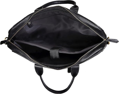 VC VINTAGE COUTURE Leather briefcase bag for men Leather Laptop Bags For Men and Women Travel Messenger Bag