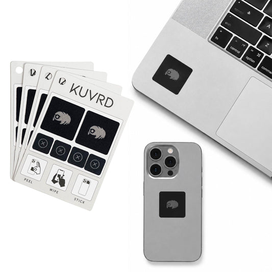 KUVRD Waterbear - Electronic Screen Cleaner Pads, Single Patch Set