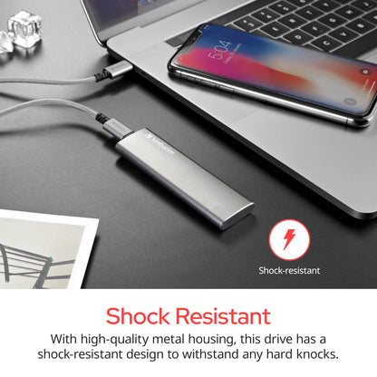 Verbatim 480GB Vx500 External SSD, USB 3.1 Gen 2 - Graphite (47443)