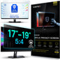 Universal Acrylic 17, 17.1, 18.1, 19 Inch Computer Privacy Screen Filter for Square Computer Monitors - 5:4 Aspect Ratio - 15.3" x 12.6" (390 x 320mm) - Monitor Frame Hanging Type