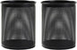Comix Pen Holder Desk Organizer, Wire Mesh Pencil Cup with Foam Pad and Non-Slip Bottom Office Supplies Desk Accessories for Home Office School, 2 Packs