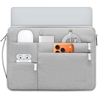 HYZUO 13.3-14 Inch Laptop Case Sleeve Bag for MacBook Pro 14 M5, Light Gray