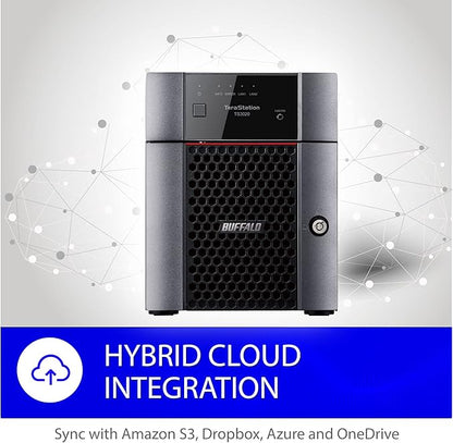 BUFFALO TeraStation 3420DN 4-Bay SMB 8TB (4x2TB) Desktop NAS w/Hard Drives Included Network Attached Storage