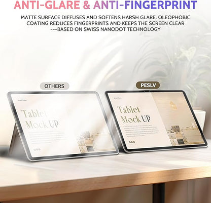 2 Pack Like Paper Screen Protector for iPad 10th 2022 10.9" & iPad 11th A16 2025 11", Matte Anti Glare PET Film/Blue Light Filter Eye Protection Cover/Drawing & Writing Feel Like on Paper