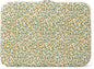 Puffy Laptop Sleeve 13-15.6 Inch Cute Quilted Laptop Protective Case Padded Floral Computer Sleeve for MacBook (B-Yellow, 15 Inch)