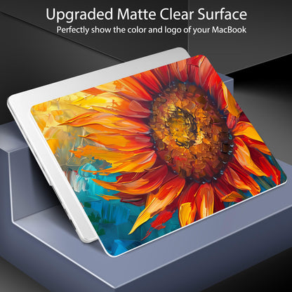 Lepeoac Case for 2026-2021 MacBook Pro 16-inch M5/M4/M3/M2/M1, Sunflower
