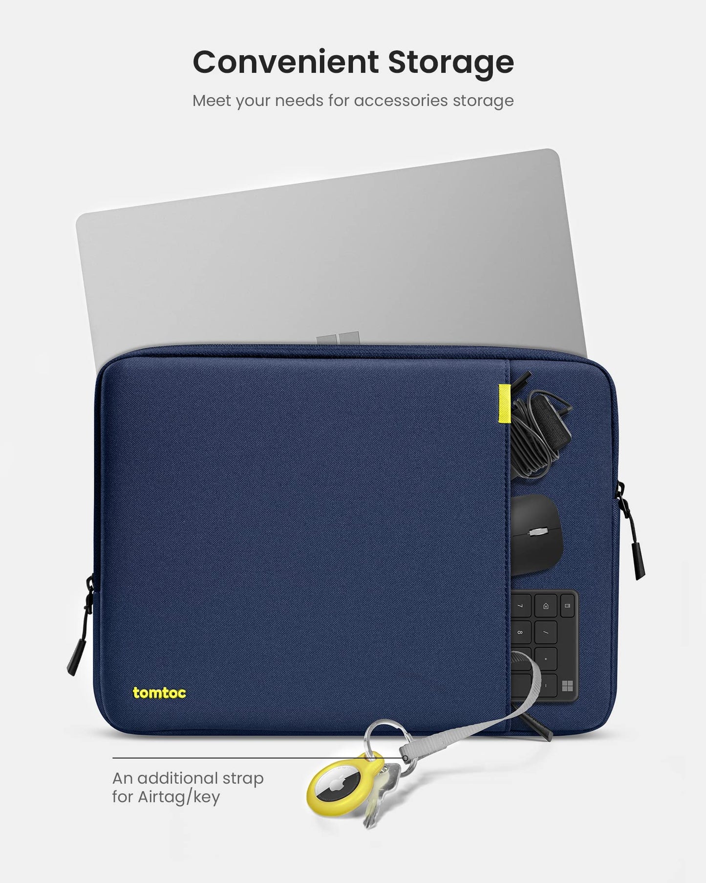 tomtoc 360° Protective Laptop Bag for 15.6" HP Lenovo Acer ASUS Dell Laptop