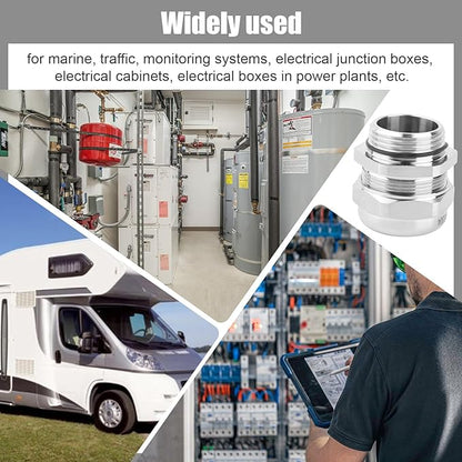 NPT 1" Stainless Steel Waterproof Cable Gland IP68 Waterproof Cable Gland Adjustable 18-25mm Cable Gland Protectors