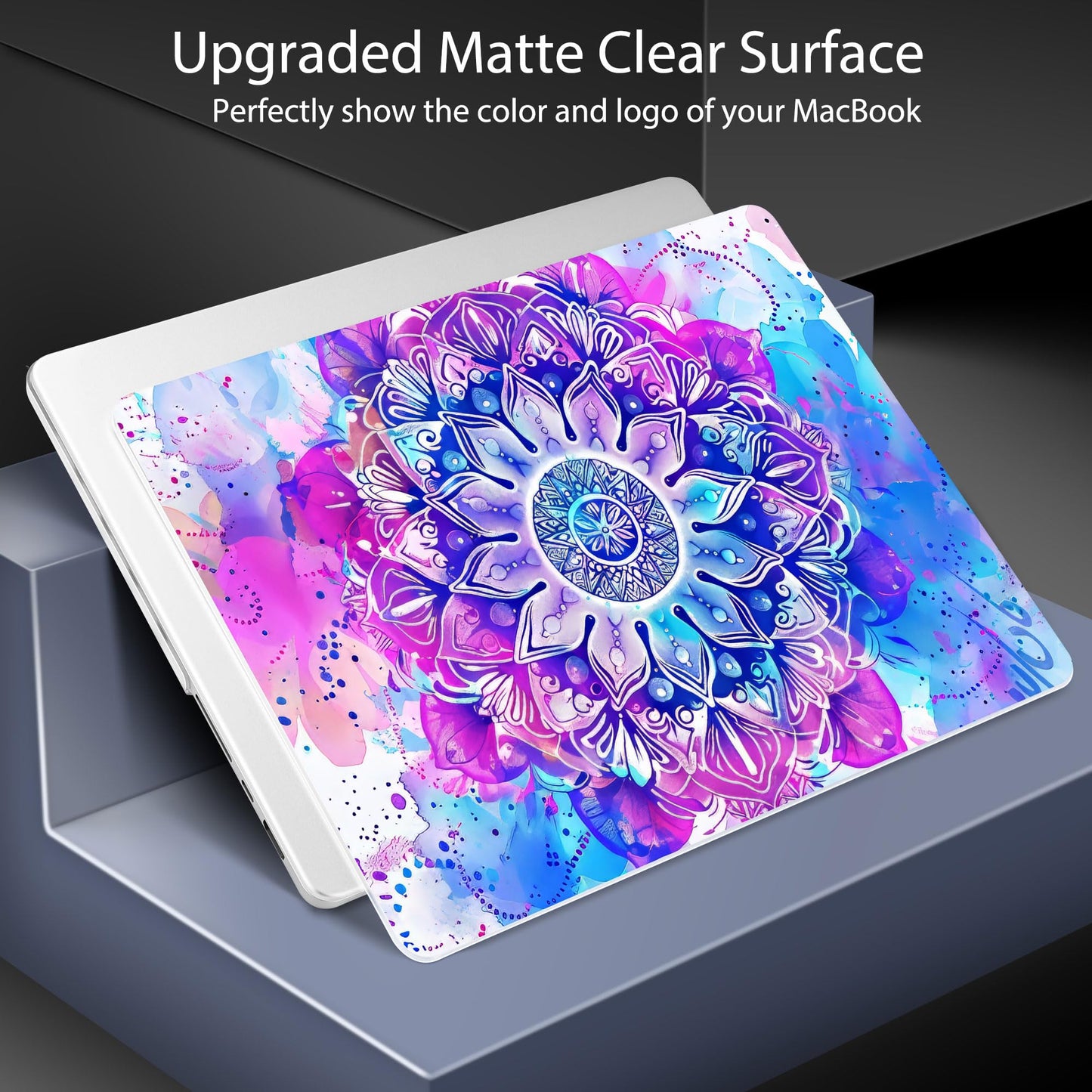 Lepeoac Case for 2026-2021 MacBook Pro 16-inch M5/M4/M3/M2/M1, Mandala