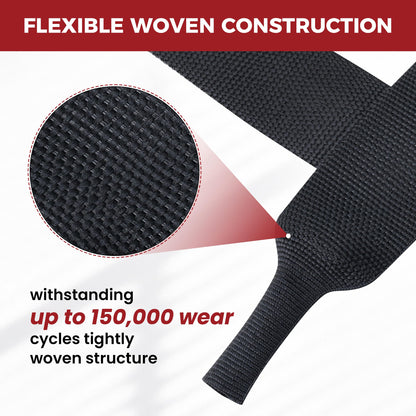 BuyUneed 2:1 Ratio Heat Shrinkable Braided Wiring Sleeving 3/4" ID-46ft