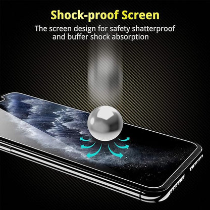 UNBREAKcable 3-Pack Screen Protector for iPhone 11 Pro Max/iPhone Xs Max, Double Shatterproof Tempered Glass [Easy Installation Frame] [9H Hardness] [HD Clear] [Case Friendly] for iPhone 6.5 inch