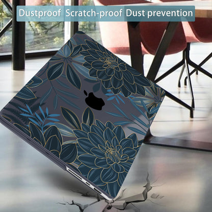 Mektron Case for 2026 M5 MacBook Pro 16 inch A3429 A3428 M4 A3403 A3186 M3 A2991 M2 A2780 M1 A2485 (2021-2025) Pro/Max with Liquid Retina XDR, Hard Shell Plastic Laptop Cover, Dahlia Flower C035