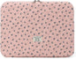Puffy Laptop Sleeve 13-15.6 Inch Cute Quilted Laptop Protective Case Padded Floral Computer Sleeve for MacBook (A-Dark Pink, 11 Inch)