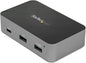 StarTech.com 3 Port USB C 3.2 Gen 2 Hub with Ethernet Adapter - 10Gbps USB Type C to 2x USB-A & 1x USB-C Ports - USB Hub w/ BC 1.2 Phone Fast Charging - Superspeed 10Gbps USB C Hub, TAA