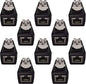 Ethernet Surge Protector (10 pack) PoE+ Gigabit (with DIN rail mount option) Gas Discharge Tube for Full Protection - RJ45 Lightning Suppressor - LAN Network CAT5/CAT6 Thunder Arrestor - Tupavco TP309