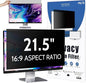 Computer Privacy Screen 21.5 Inch for 16:9 Widescreen Monitor, Removable 21.5inch Anti Blue Light Anti Glare Monitor Privacy Filter Shield (18 3/4" x 10 9/16")