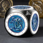Roycevon 7 in 1 Unique Spinner DND Dice Set D&D, Metal D and D Dice with Gift Box, Dungeons Dragons Role Playing Dice, Gold