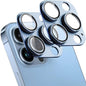 SHANG PIN JIA 2 Pack Camera Lens Protector for iPhone 16 Pro/16 Pro Max,[Not Easy to Breakn ] AR Tempered Glass Strong Adsorption Metal Camera Cover Screen-Black