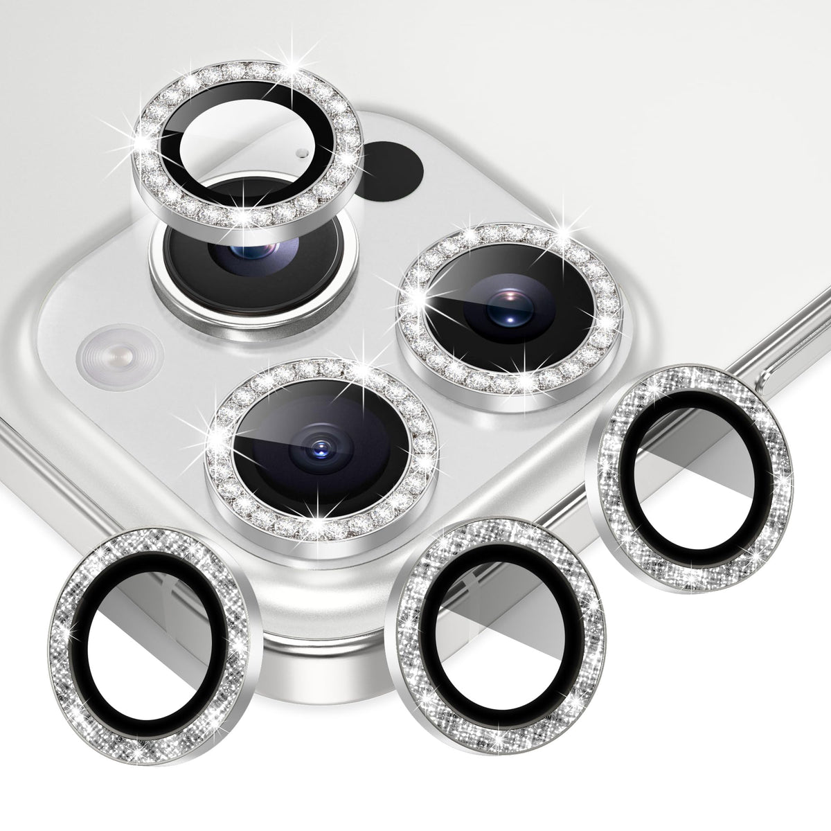 AGVEE 3+3 6 Pack for iPhone 12 & Mini & Pro Camera Lens Protector Cover