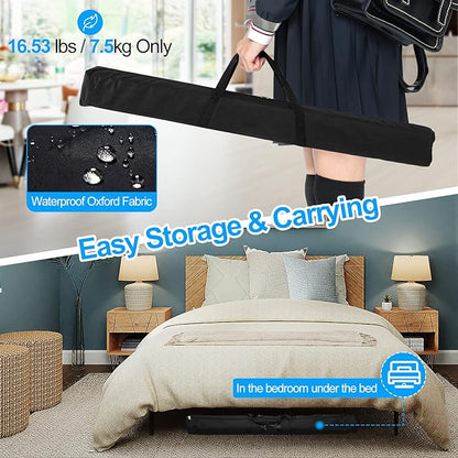 FUDESY 8x8 ft Backdrop Banner Stand, Heavy Duty Adjustable Background Stand Kit with Carrying Bag, Step and Repeat Photography Frame Stand for Trade Show Display Photo Booth Parties