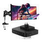 SABRENT Thunderbolt 4 Docking Station with Monitor Desk Mount, Gas-Lift Arm, 4 USB Ports, UHS-II Card Reader, Gigabit Ethernet, HDMI, DisplayPort, 8K/4K, VESA Mount for Monitors up to 32” (DS-T4WA)