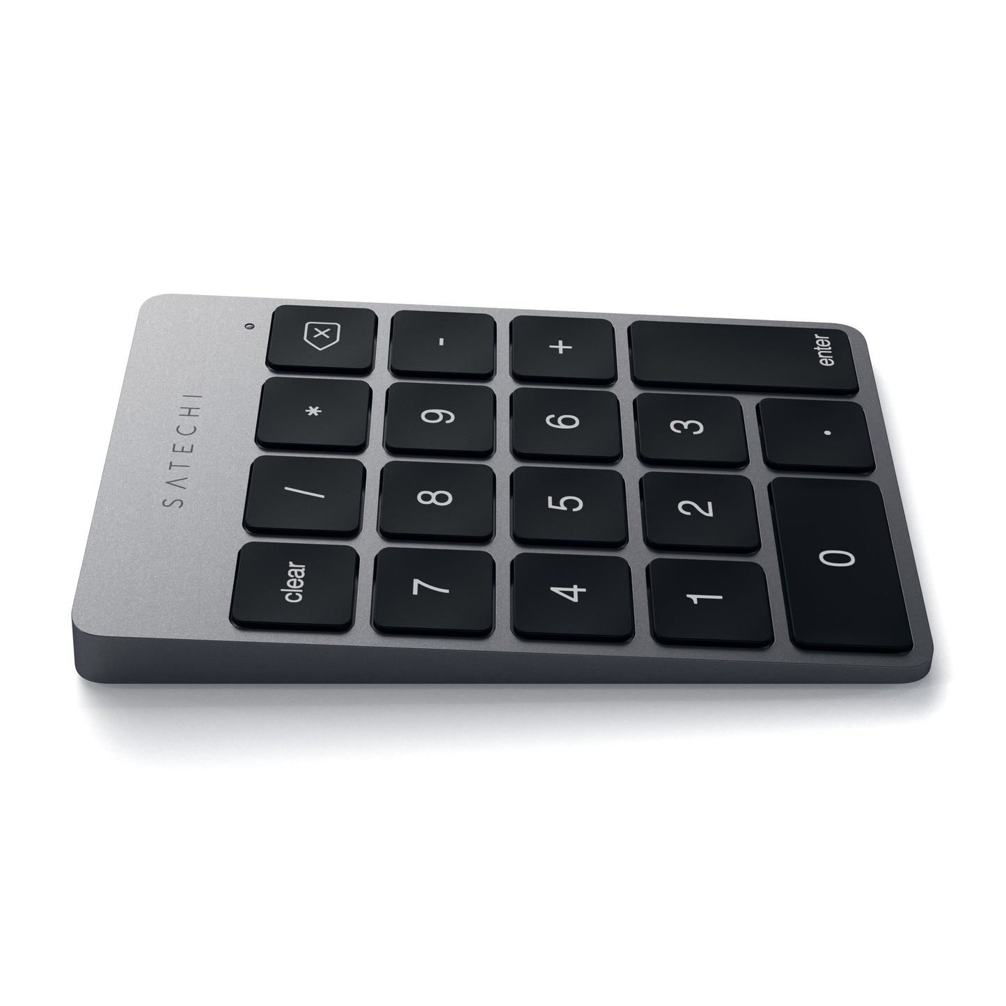 Satechi Slim Aluminum Bluetooth Keypad, 18-Key Number Pad, Space Gray