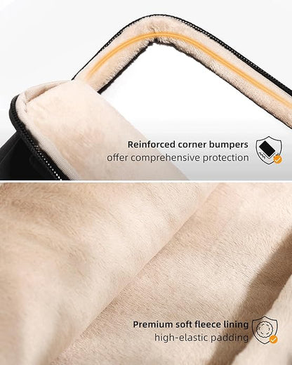 Laptop Case, Sleeve with Handle 360° Protectivie Puffy Laptop Sleeve Compatible with MacBook, Dell, HP