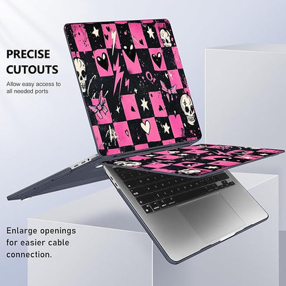for MacBook Pro 16 inch Case 2019 2020 Release Model A2141, Plastic Hard Shell Cover with Keyboard Cover for MacBook Pro 16 inch with Touch Bar & Touch ID, Pop Punk Checkerboard