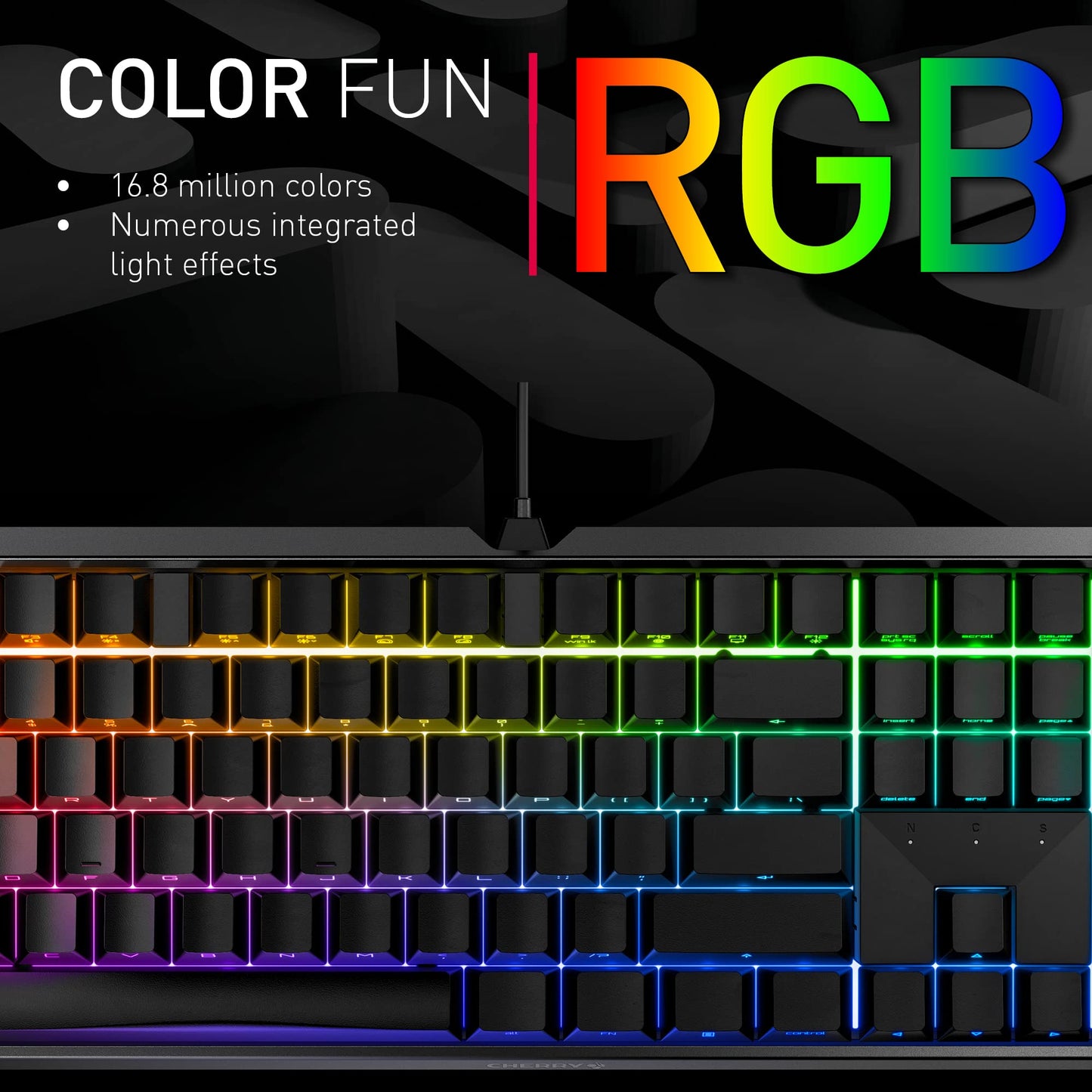 Cherry MX 3.0S Wired Mechanical Gaming Keyboard MX Brown Switches