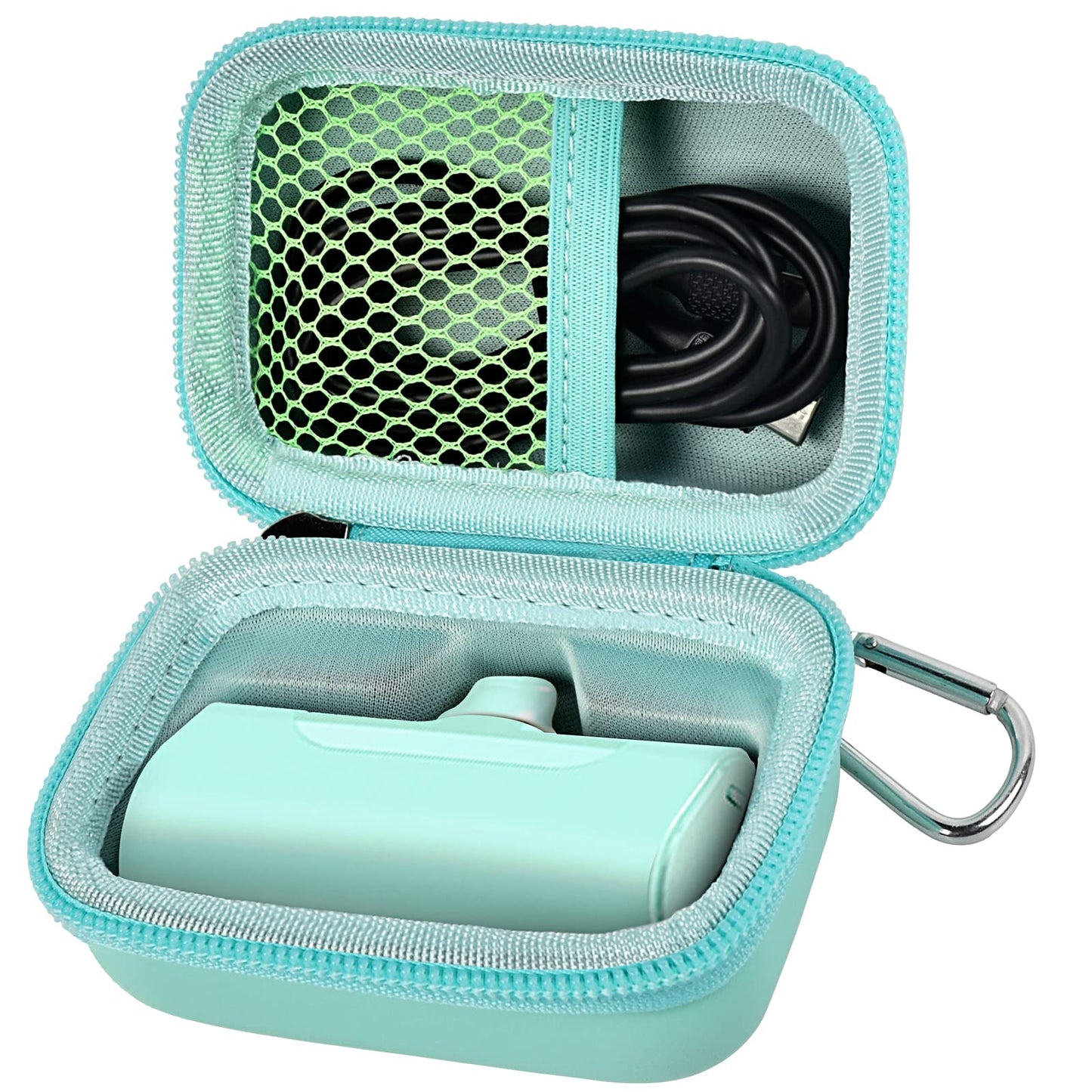 Portable Charger Power Bank Case for Swyop/for Feob/for Charmast/for JEJILL/for LanLuk/for VEGER/for iWALK/for Taegila/for Kuulaa and More Small Charging Battery Pack - Bag Only (Green)