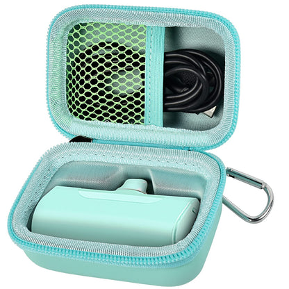 Portable Charger Power Bank Case for Swyop/for Feob/for Charmast/for JEJILL/for LanLuk/for VEGER/for iWALK/for Taegila/for Kuulaa and More Small Charging Battery Pack - Bag Only (Green)