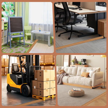 EYAYEN Floor Cord Cover for Wires on Floor Self Adhesive Cord Hider