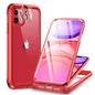 Miracase for iPhone 13 Case 6.1'',Full-Body Magnetic Clear Bumper Case with Built-in 9H Tempered Glass Screen Protector,Military Drop Protection Outdoor Phone Case — iPhone 11
