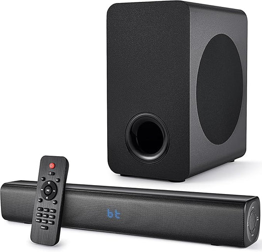 Fansbe Direct Indoor Sound Bar Speakers for TV PC Wall Mount, Hey