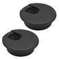 BOPOREAE Desk Grommet 1-3/8" (35 mm), Desk Cord Hole Cover, Cable Grommet ABS Plastic, Desk Hole Grommet for Office and Home Table Cable, Detachable Cable Cord Organizer (Light Grey 8 Pcs)