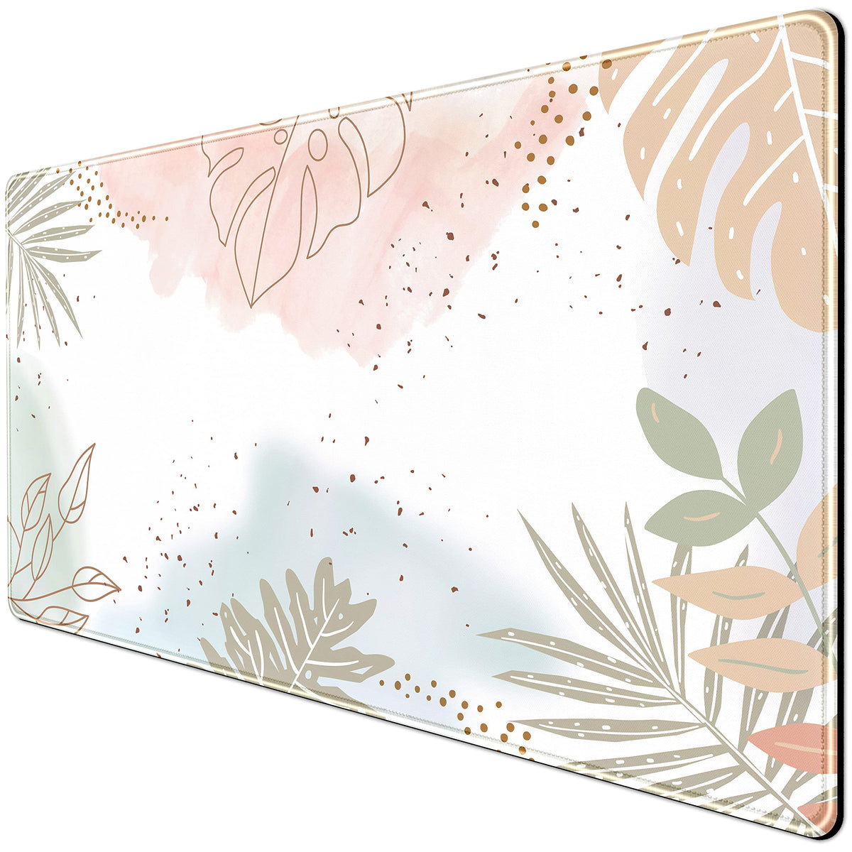 Anime Crow Kawaii Desk Mat Cute Retro Floral Mouse Pad Gaming Desk Pad XXL Large Desk Matt for Desktop Computer Mousepad, Laptop Keyboard Mouse Mat Office Decor Accessories for Women, 31.5x15.75 in