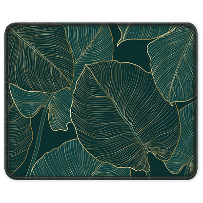 ITNRSIIET Mouse Pad with Stitched Edge Premium Textured Smooth Precise Operation Waterproof Washable Non-Slip Rubber Base Desktop Protection Mat, 10.2×8.3×0.12 inches, Palm Texture