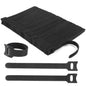 Nettbe 60 PCS 6 Inches Reusable Cable Ties, Adjustable Cord Straps Wire Organizer Cord Wrap and Hook Loop Cable Management
