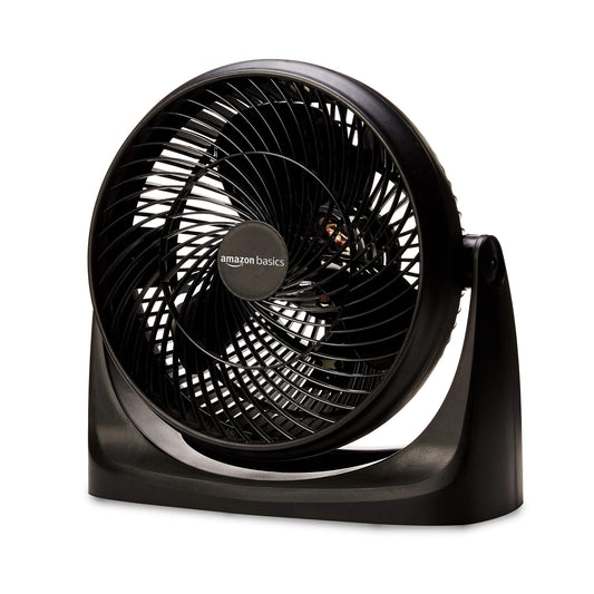 Air Circulator Fan, Desk Fan for Bedroom, Home and Office, With 90-Degree Tilt Head, 3 Speed Settings, Lightweight (4.2 LBS), 70 Watts, Black, 14.8"Wx7.6"Dx14.1"H