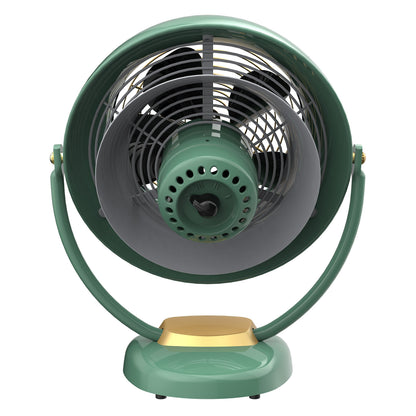 Vornado VFAN™ Sr. Vintage Fan, Large Retro Metal Air Circulator for Cooling & Decor, 3 Speed Settings, Adjustable Tilt, Durable Construction, Powerful Cooling Airflow, Floor Fan for Home, Green