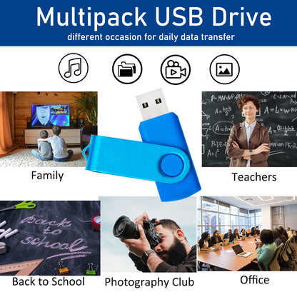 2GB Flash Drive 10 Pack Nicepicten USB 2.0 Thumb Drive USB Memory Stick