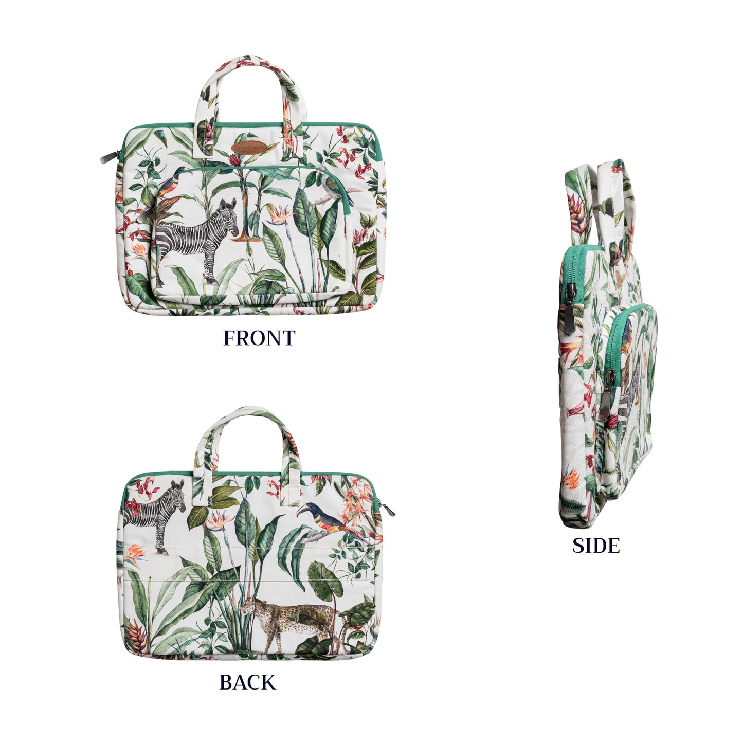 Maison d' Hermine Laptop Bag with Front Pocket Upto 15.5 inch Laptop Tablet
