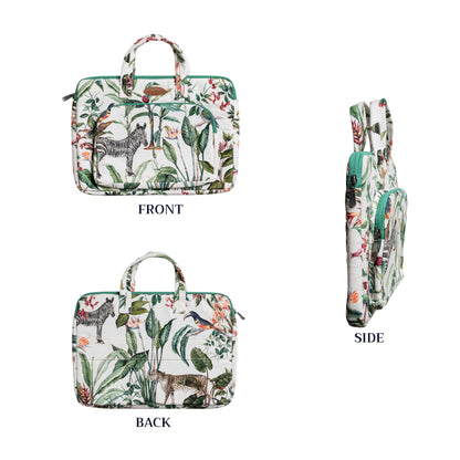 Maison d' Hermine Laptop Bag with Front Pocket Upto 15.5 inch Laptop Tablet