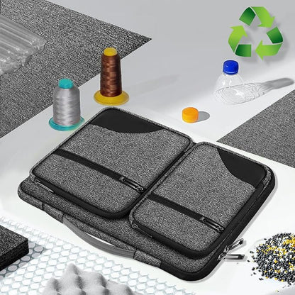 Hseok Laptop Sleeve 15 15.6 16 inches Case Protective PC Briefcase for Commuting and Business trip，BJP-Dark