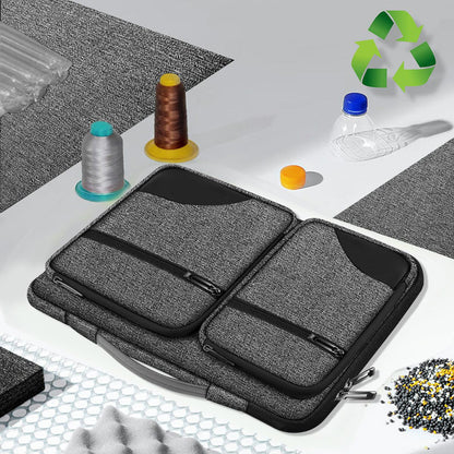 ZINZ 360 Protective Laptop Case 15" 15.6" 16" Sleeve, Water-Resistant Handbag with Straps Compatible with 16" MacBook Neo, MacBook Pro Air 16"/15", XPS 16" and Most 15" 15.6" 16" Notebooks,G01BK02