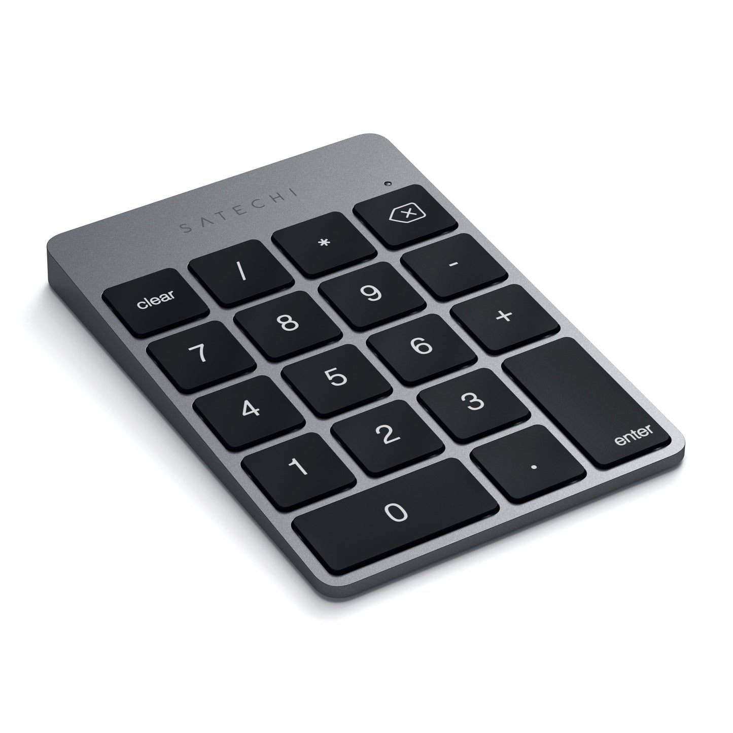 Satechi Slim Aluminum Bluetooth Keypad, 18-Key Number Pad, Space Gray