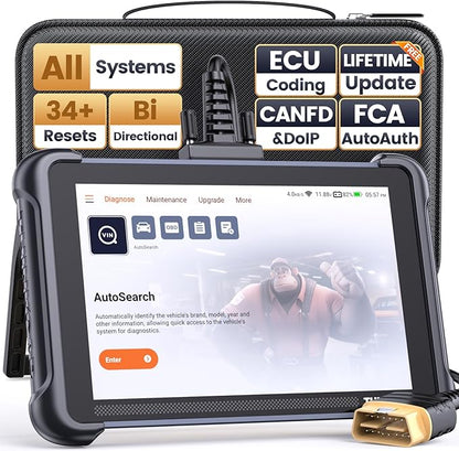 THINKCAR THINKSCAN 689 OBD2 Scanner, Bidirectional Scan Tool with Lifetime Free Update, 34+ Reset, 3000+ Active Test, ECU Coding, PMI, All System Diagnostic Scanner for Cars, CANFD & DOIP, FCA SGW
